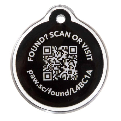 qr Smart Pet Tag for Dogs & Cats, Pair with App to Send Lost & Found Pet Alerts